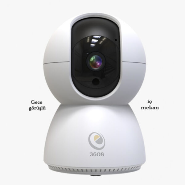 Eltcam 3608 360 Derece Kablosuz Wifi Bakıcı ve Bebek Kamerası
